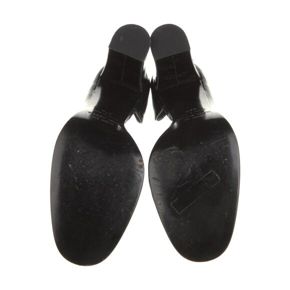 Marc Jacobs Patent Leather d'Orsay Block Heel Pumps - 37.5 - Black - Picture 4 of 4